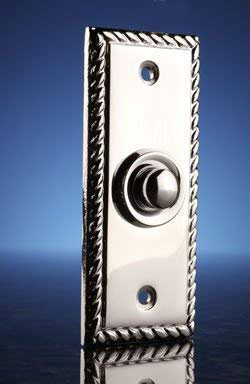 Byron Wired Flush Fitting Push, Chrome