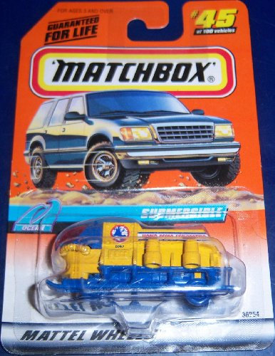 Mattel Matchbox #45 Submersible Diecast Boat Model for Kids, Collectors, Diecast Enthusiasts
