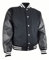 Herren College Jacke Baseball Jacke mit Lederärmel S