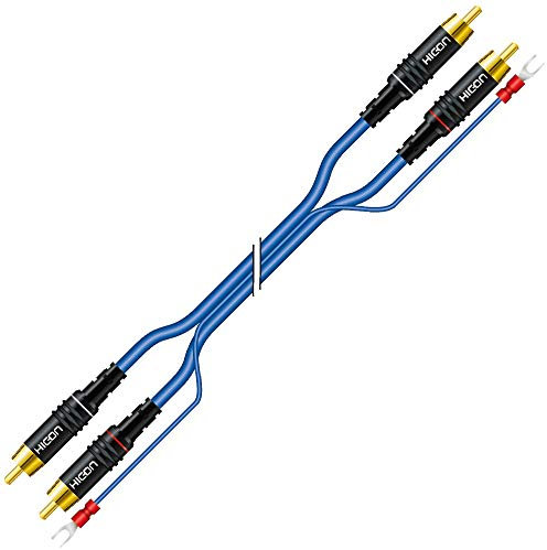 SOMMER CABLE 3m RCA NF- Phonocâble Sinus Control avec câble de masse - SS81-0300
