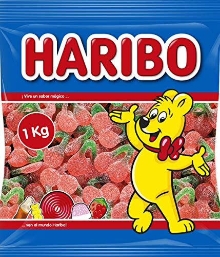 Haribo, Kirschen Bonbons mit Zucker, Gummibärchen, 1 kg