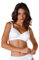 Lovable Reggiseno Senza Ferretto in Micro con Sottocoppa in Cotone, non Imbottito, Sostegno e Comfort, Taglie Forti, Art. 4020, Shaping Donna, Bianco, 42 / 7D