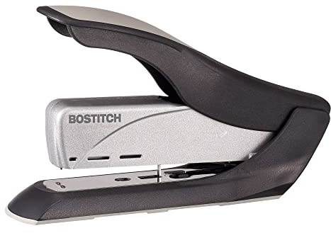 Bostitch Office inHANCE Heavy Duty Stapler, 65-Sheet Capacity, Black/Silver