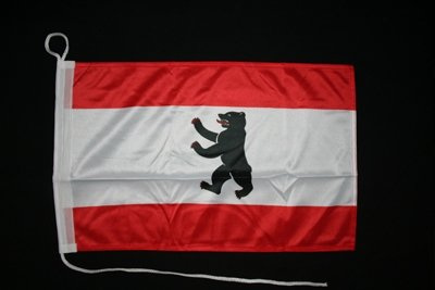 Motorrad-/Bootsflagge 25x40cm: Berlin