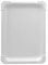 Papstar 11071 250 Pure - Bandeja Rectangular de cartón (16,5 x 20 cm), Color Blanco
