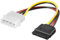 Goobay 5er Set Power-Adapter 4pol. Stecker auf S-ATA (4-pol. 5.25-Powerstecker / 15-pol. S-ATA)