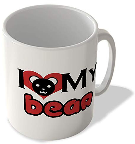 McMug - I Love My Bear (with Face) - Mug, Ceramic, 11fl.oz.