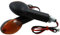 Blinker Paar Mini Motorrad CATEYE, langer Stiel, schwarz, Quad, Roller