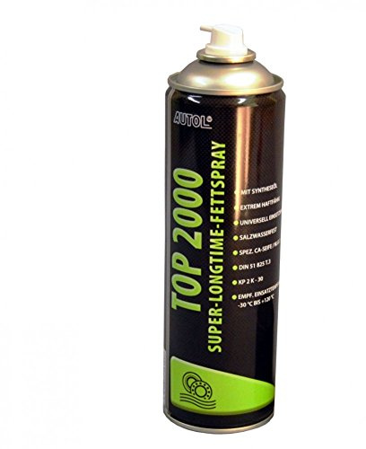 AUTOL Top 2000 Fettspray 500 ml. Fett Sprühfett 500 ml. | Super-Longtime-Fettspray, Sprühfett