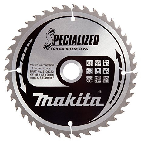 Makita B-32954 Specialized Blade for Cordless Saws 165x20x40T
