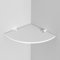 Expression Products Small Acrylic Corner Bathroom Shelf - 150mm - approx 6 - White