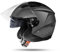 ATO Moto LA Street Jet Helm Grau Größe: S 55/56cm + Doppelvisier System + Integrierte Visiermechanik + 4 punkt Belüftung und neuste Sicherheitsnorm ECE 2205