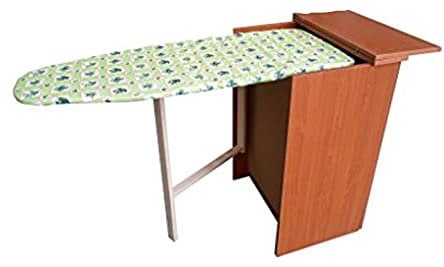 Mueble de planchado, multiusos, cerezo