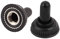 sourcing map 2Stk Mini 5mm Gewinde Umschalten Schalter Wasserdichte Abdeckung Kappe Stiefel de