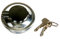 FEZ Tankdeckel mit Schloss Ø40mm, Aluminium in Chrom-Optik S50/51, SR50/80, KR, SR4