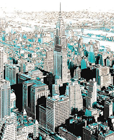 Komar Vlies Fototapete Gotham, 200 x 250 cm, 4 Bahnen