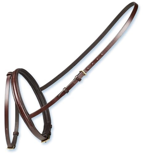 Stübben Kombiniertes Reithalfter 1191 Imperial - schwarz/schwarz - Extra-Groß (EXG) - Messing