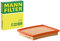 MANN-FILTER C 22 009 Filtro dell'aria - per Autovetture + veicoli commeriali