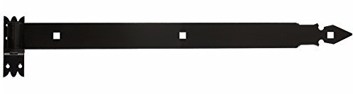 Ladenband Ladenbänder Türbänder Torband 600 x 45 x4 mm mit 14 mm Kloben Schwarz