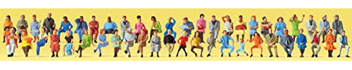 Preiser 14418 Sitzende Reisende. 48 Figuren