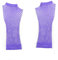 sourcing map Damen Fingerlose Netzhandschuhe farbig für 80er Jahre Kostüm Partybedarf Kostümzubehör Lila Long-1Pair