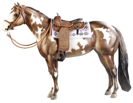 Breyer Traditional Cimarron Western Pleasure Saddle (1:9 Scale), 6.5L x 7.875H H