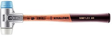 Halder 3117030Simplex TPE-Soft/Superplastic Soft-Face Mallet, Multi-Colour, 30 mm