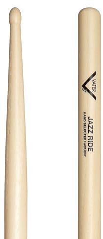 Vater Drumsticks VHJZRW - Jazz Ride merican Hickory Serie - Tropfenförmige Holzspitze