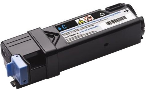 Original Dell 2150cn/cdn and 2155cn/cdn Standard Capacity Toner Kit, circa 1200 Seiten, cyan