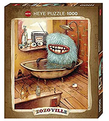 Heye HY29539 29539 - Standardpuzzle, Zozoville, Bathtub, 1000 Teile