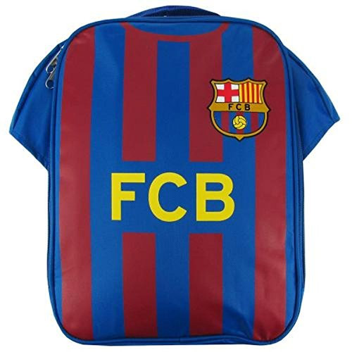 F.C. Barcelona Kit Lunchtasche in Beutelform, mit Namensschild, ca. 29 x 24 x 7 cm, mit Etikett