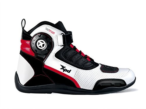 XPD S67-001 Scarpa da Moto X-Ultra Wrs Wind, Misura 45, Bianco