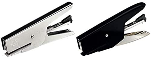 Rapid Pince-Agrafeuse BEBE 58, Pour Agrafes 8/4mm, Capacité 15 Feuilles, Métal, Noir, 10527001