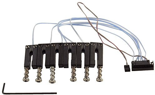 Graph Tech PN-8002-00 Ghost Loaded 6-piece Saddle Set for Tele Elite-Style Bridge