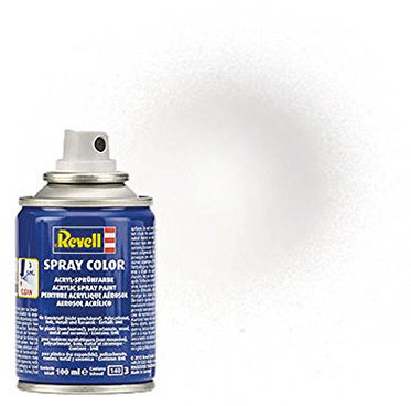 Revell Spraydose Farblos, Glänzend I 100-ml-Sprühdose für klare Lackierung I Ideal für abschließende Schutzschichten und transparente Effekte I Glänzende Oberfläche für Modelle