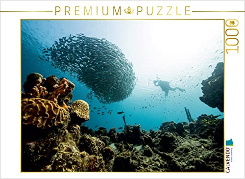 CALVENDO Puzzle Die Sichel • Curaçao | 1000 Teile Lege-Größe 64 x 48 cm Foto-Puzzle für glückliche Stunden