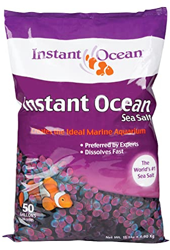 Instant Ocean Meersalz | Formuliert für Meeresaquarien mit Spurenelementen für Meeresfische und Wirbellose, löst sich schnell auf