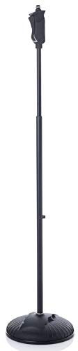 BESPECO MS14 - Asta microfonica professionale dritta con base tonda e sistema easy handle