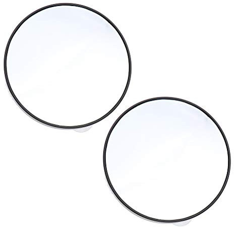 2x Specchietto Retrovisore da Viaggio Ingranditore 15X Specchi da Trucco con 2 Ventose