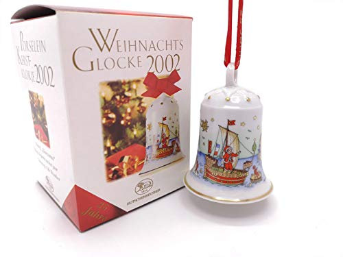 Hutschenreuther Porzellanglocke Weihnachtsglocke 2002 OVP -
