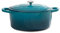 Crock-Pot Artisan Round Enameled Cast Iron Dutch Oven, 5-Quart, Teal Ombre