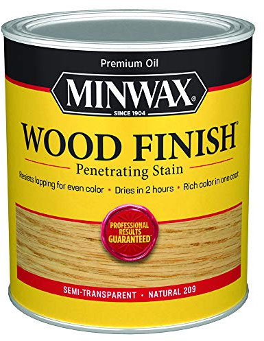 Minwax 70000 1 Quart Natural Wood Finish Interior Wood Stain
