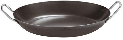 Padella per paella, Paellera risotto, in ferro Paderno diametro cm 47