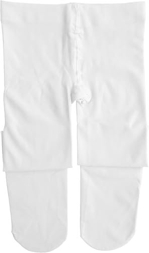 Dancina Mädchen Ballett Strumpfhose Ultra-Stretch Mikrofaser S (104-122) Weiß