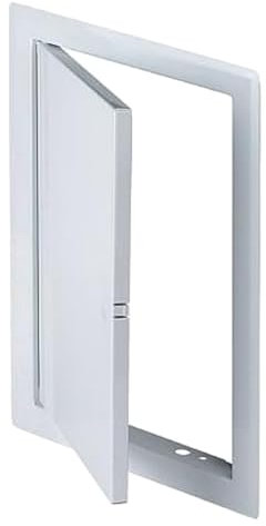 Awenta Puerta de inspección de Chapa de Acero, Blanco, 400 x 500