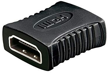 Goobay 68688 HDMI Adapter, Nickel Plated, Female, Type A