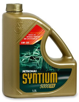 Petronas SYNTIUM 5000 RN - 5W30 Aceite de Motor sintético - Botella de 5 L