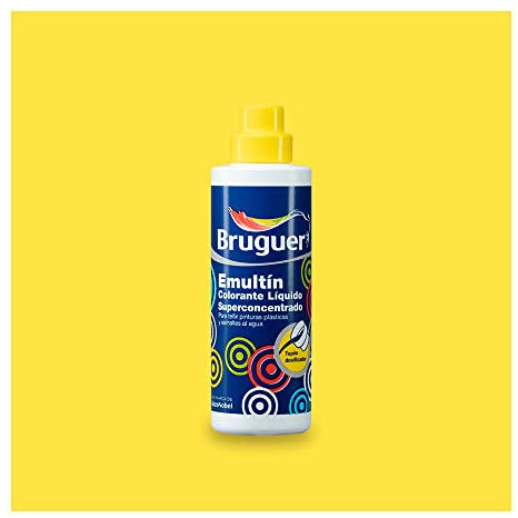 Bruguer Emultín Colorante Líquido Superconcentrado para pinturas y esmaltes Amarillo Limón 50 ml