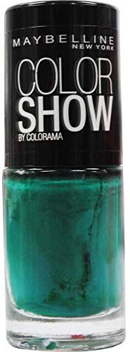 Gemey Maybelline ColorShow 120 Urban – Esmalte de uñas, turquesa, verde intenso
