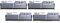Mémoire PC - G.Skill Trident Z 64 Go (4x 16 Go) DDR4 3200 MHz CL16 - Kit Quad Channel 4 barrettes de RAM DDR4 PC4-25600 - F4-3200C16Q-64GTZSW Blanc et argent (garantie 10 ans par G.Skill)